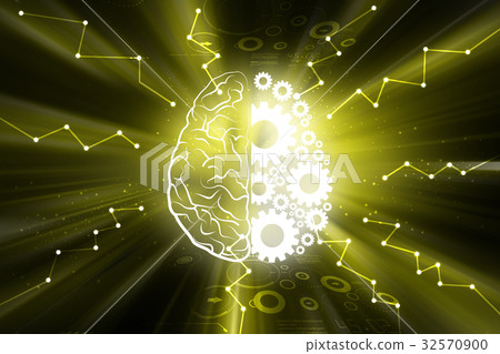 Brain with gear technology 32570900