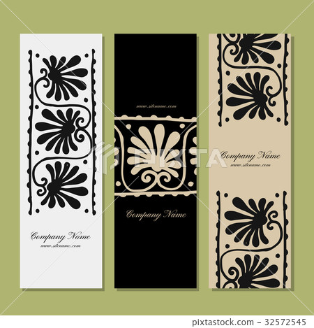 Banners design, ethnic floral ornament Banners design, ethnic floral ornament 32572545