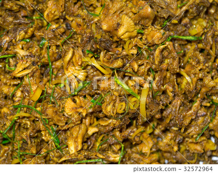 Mushroom with curry and herb, Thai food. 32572964
