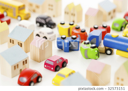 Car traffic accident Car street city skyline white back vehicle passenger car 32573151