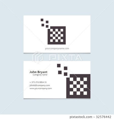 Vector logo with business card Vector logo with business card 32576442