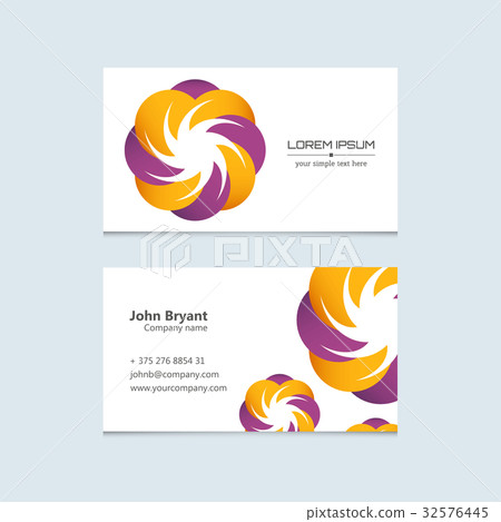 Vector logo with business card Vector logo with business card 32576445