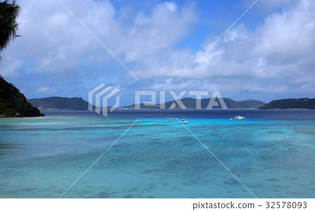 Blue Beach Okinawa Islands 32578093