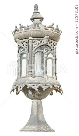 Outdoor wall lantern isolated on white Outdoor wall lantern isolated on white 32578105