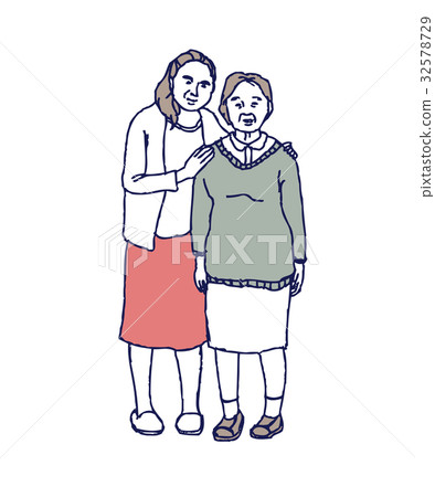 Nursing care illustration - Stock Illustration [32578729] - PIXTA