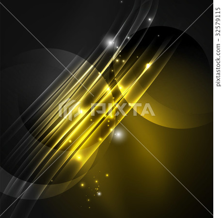 Glowing futuristic lines Glowing futuristic lines 32579115