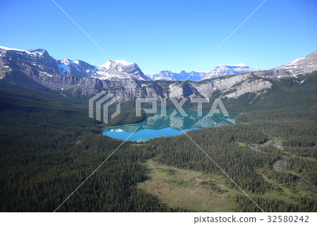 Landscape from the Canadian Rockies, Helicopter Pleasure Flight 32580242