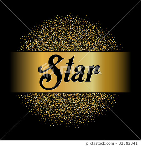 Golden glitter text Golden glitter text 32582341