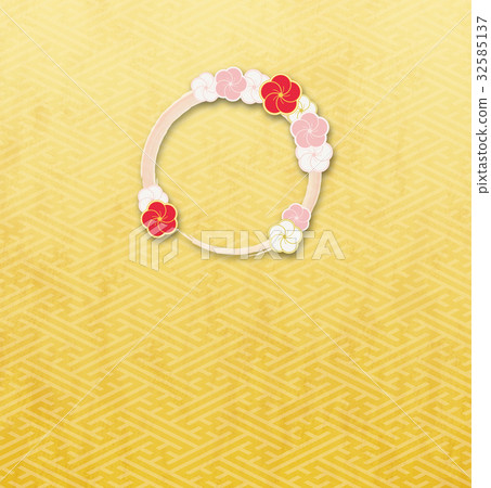 Plum ring (background material) _ Kim _ Saaya b 32585137