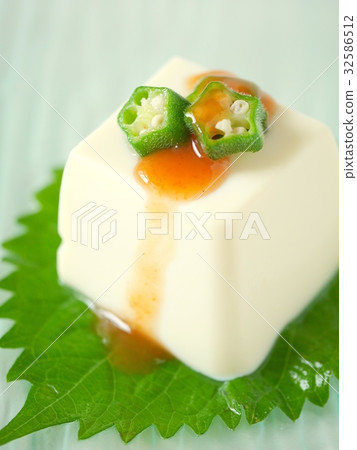 Okra Shrimp cold meat sauce Okra Shrimp cold meat sauce 32586512