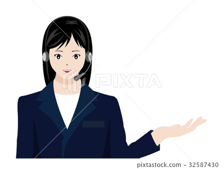 Call center ladies - Stock Illustration [32587430] - PIXTA