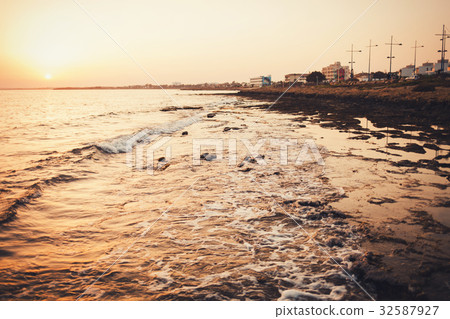 Sunset on the Mediterranean Sea 32587927
