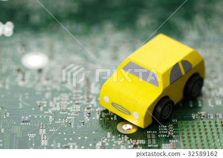 Automatic operation AI based car car passenger car Automatic operation AI based car car passenger car 32589162