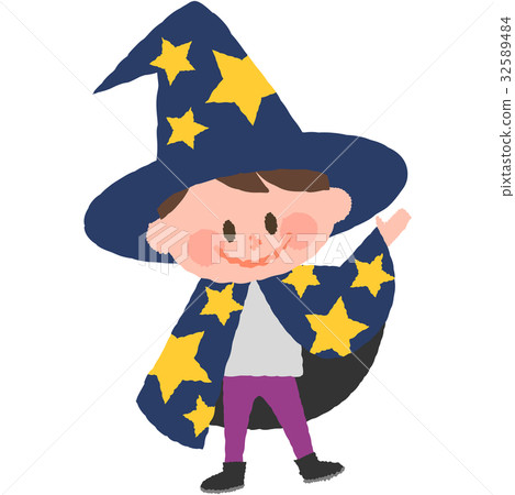 A boy who costumes Halloween A boy who costumes Halloween 32589484