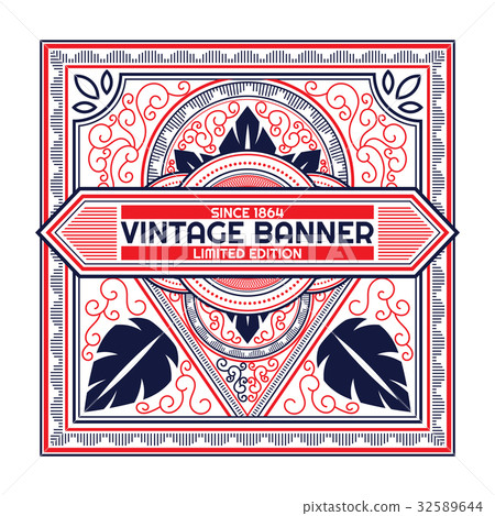 Wedding Invitation Vintage flyer background 32589644