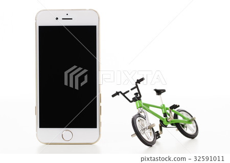 Smartphone smart white back bike cycling mountain bike 32591011