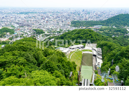從札幌大倉山天文台看到的風景 從札幌大倉山天文台看到的風景 32593112