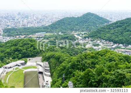 從札幌大倉山天文台看到的風景 從札幌大倉山天文台看到的風景 32593113