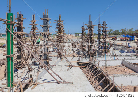 Construction site for housing project Construction site for housing project 32594825