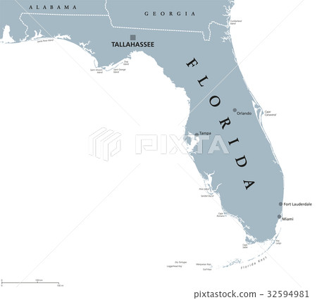 Florida United States political map 32594981