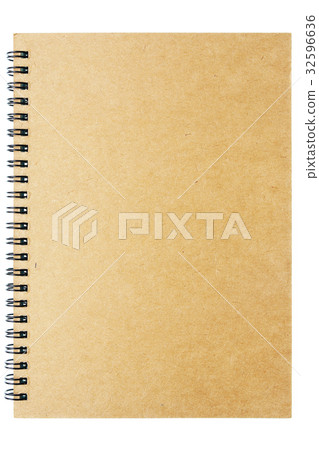 Brown notebook with ring binder 32596636