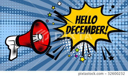 Megaphone pop hello december Megaphone pop hello december 32600232