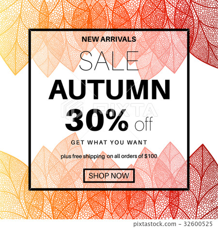 Season sale banner 32600525