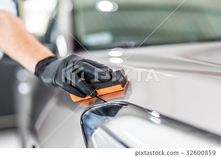 Car detailing concept. Auto cleaning and polish. Car detailing concept. Auto cleaning and polish. 32600859