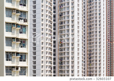 Urban city building facade 32603107