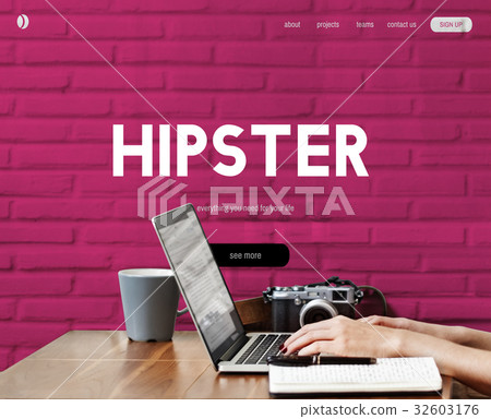 Hipster Freedom Youth Teenager Graphic Word 32603176