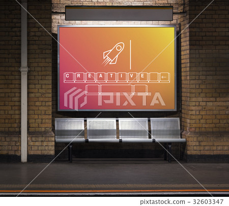 Rocket Spaceship Creative Launch Strategy Graphic Rocket Spaceship Creative Launch Strategy Graphic 32603347