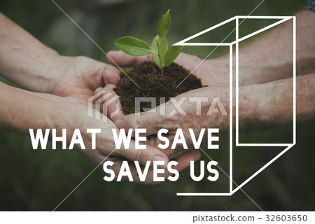 Planting Trees Nature Environment Save World Ecology Word Graphic Planting Trees Nature Environment Save World Ecology Word Graphic 32603650