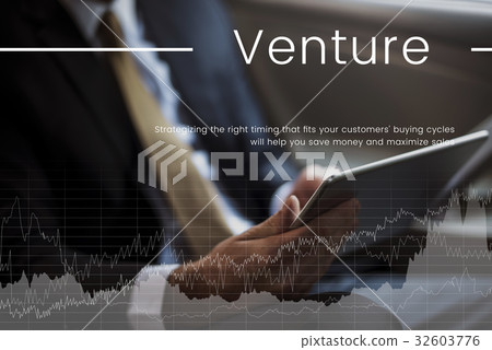 Hands working on digital device network graphic overlay Hands working on digital device network graphic overlay 32603776