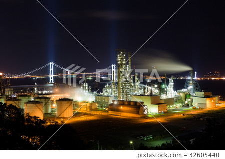 Industrial factory in Muroran Industrial factory in Muroran 32605440