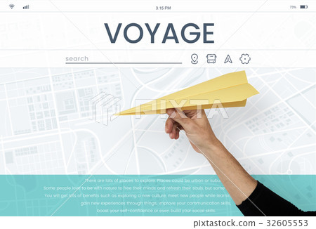 Map GPS Direction Navigation Route Travel 32605553