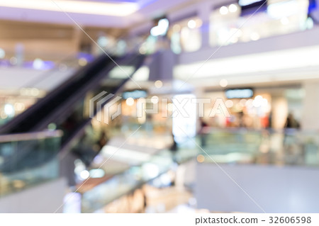 Department store interior background with bokeh Department store interior background with bokeh 32606598