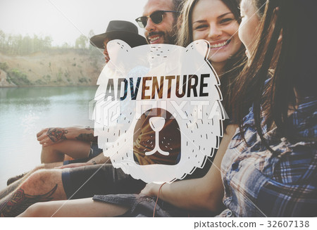 People adventure outdoors bear graphic People adventure outdoors bear graphic 32607138