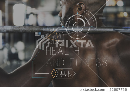 Wellness Health Lifestyle Workout Graphic Word 32607736