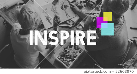 Be Inspired Inspiration Mindset Motivation Word 32608070