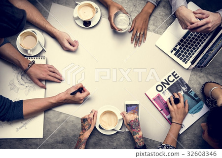 Collaboration Connection Team Brainstorming Unity 32608346