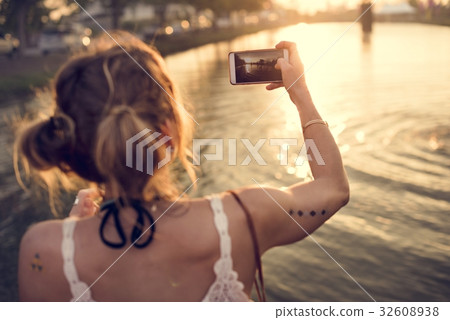 DJ Playing Musics in Live Concert Festival 32608938