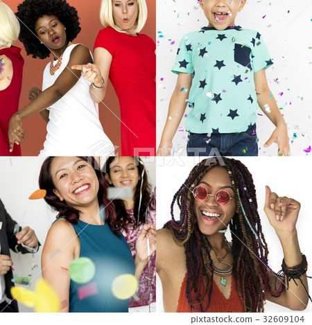 Studio People Collage Fun Concept Studio People Collage Fun Concept 32609104