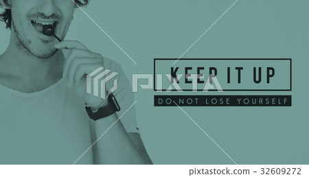 Keep It Up Motivation Support Slogan Keep It Up Motivation Support Slogan 32609272