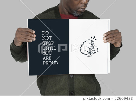 Illustration of pointing finger with motivated aspirations Illustration of pointing finger with motivated aspirations 32609488