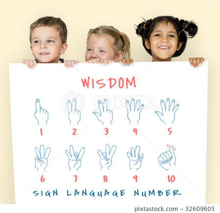 Sign Language Number Instruction Lesson Graphic Sign Language Number Instruction Lesson Graphic 32609605