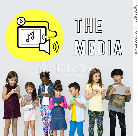 Network connection graphic overlay background 32610190