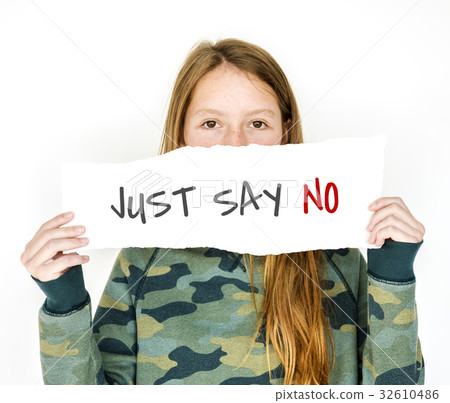 Woman holding banner network graphic overlay Woman holding banner network graphic overlay 32610486