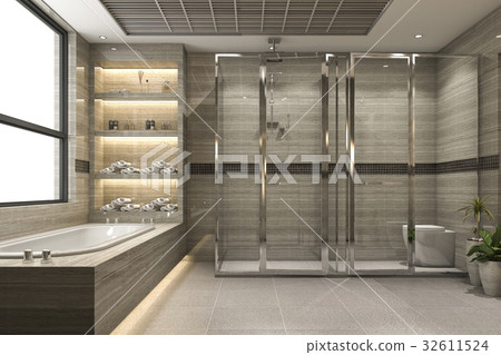 modern loft bathroom with luxury tile modern loft bathroom with luxury tile 32611524