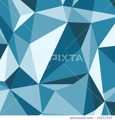 Blue polygon abstract triangle background - Stock Illustration ...