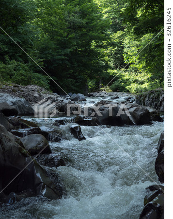 夏天中津川谷 32616245